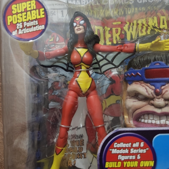 2006 Marvel Spider Woman 6" Modok Series With New Avengers #23 Bonus - Picture 8 of 12